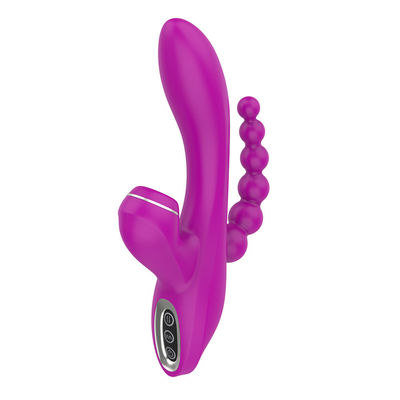 3'ü 1 Arada Emici Vibratör G Hareketli Tavşan Değnek 500mAh 7 Mod Suya Dayanıklı