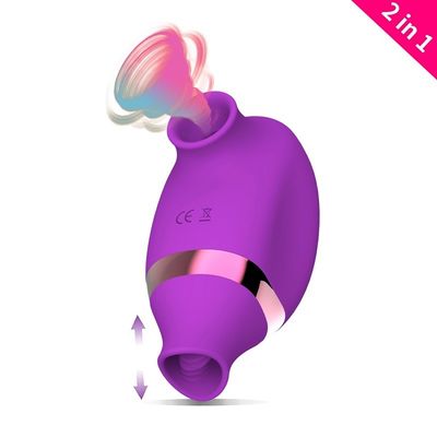 7 Frekans Titreşimli Bal Seks Oyuncakları Cunnilingus Su Geçirmez IPX7 Emme
