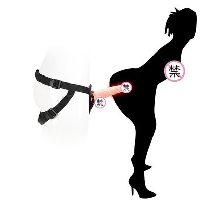 Vantuz ile Tıbbi Sınıf Silikon Gerçekçi Penis Yapay Penis 14.5cm