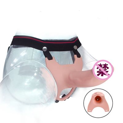 Dong 26cm Esnek Cilt Dostu Penis Kılıfı Üzerinde Ayarlanabilir Oyuk Askı