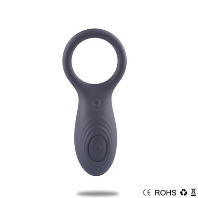Silikon Yetişkin Erkek Seks Oyuncakları Penis Halkası Vibratör 13 Frekans 50DB Düşük Gürültü