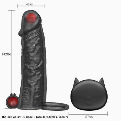 Dildo 14cm su geçirmez non-invaziv üzerinde Ultra Yumuşak gerçek hissediyorum kayış