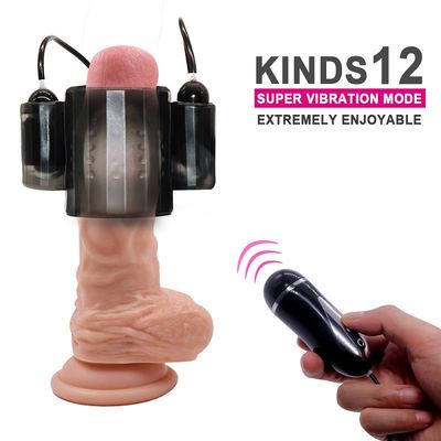 9v ABS Uzaktan Kumanda Penis Kol Halkası Çift Seks Oyuncakları Elektro Stimülasyon
