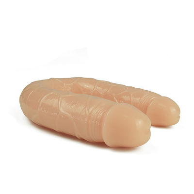 15in Çift Uçlu Bal Seks Oyuncakları Gerçekçi Yapay Penis Yumuşak TPE Penis
