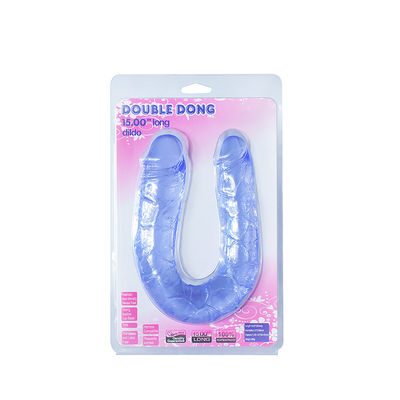 15in Çift Uçlu Bal Seks Oyuncakları Gerçekçi Yapay Penis Yumuşak TPE Penis