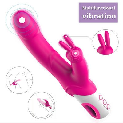 Cilt Dostu Silikon Yapay Penis Bal Seks Oyuncakları Tavşan Vibratör G Noktası SGS Onaylandı