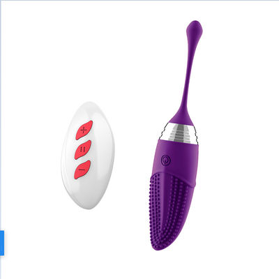 Uzaktan Kumandalı Silikon Yumurta Vibratör 10 Frekans 100mm IPX7 Su Geçirmez