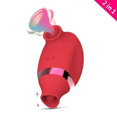 7 Frekans Titreşimli Bal Seks Oyuncakları Cunnilingus Su Geçirmez IPX7 Emme