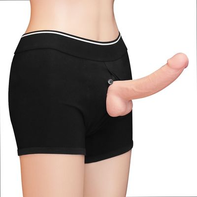 Erkekler Eşcinsel Toksik Olmayan Yapay Penis Seks Oyuncak Hollow Penis Pantolon ROHS Onaylandı