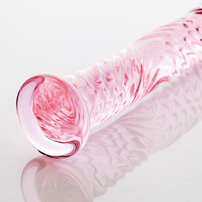 17cm Büyük Kristal Cam Seks Oyuncak Yapay Yapay Penis Kokusuz CE Onaylı