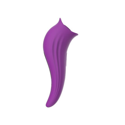 Gül Yetişkin Seks Vibratörleri Meme Güçlü Klitoris Enayi Vakum Stimülatörü 12.5cm