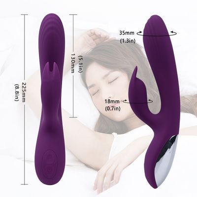 USB Şarj 22.5cm Vibratör Seks Oyuncak Sağlıklı Silikon 10 Hız