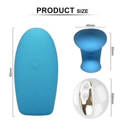 2 Motor U Tipi Vibratör Seks Oyuncak Silikon ABS Kablosuz Uzaktan Kumanda ODM