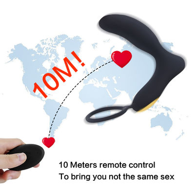 Testis Vibratör Erkek Seks Oyuncakları Uzaktan Kumanda Isıtma Erkekler Horoz Halkası 4cm