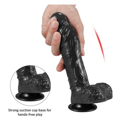 TPE Gerçek Hissediyorum Erkek Seks Oyuncakları Genişletme Genişletici Askı On Dildo 20cm
