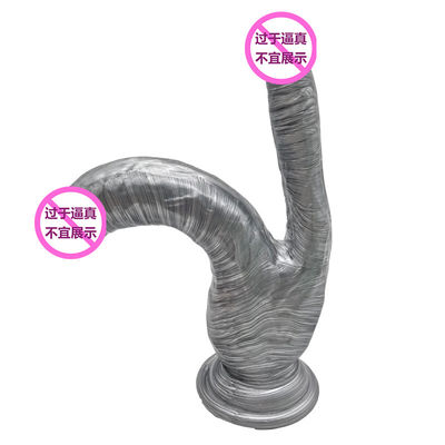 TPE Real Feel Penis Büyütme Uzatıcısı Üzerinde Gerçekçi Kayış 20cm