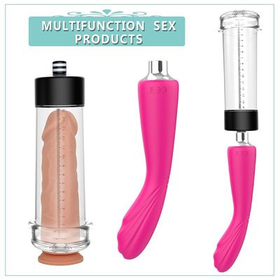 Elektrikli Büyüt Penis Erkek Seks Oyuncakları LCD Ekran USB Şarj Edilebilir 15cm