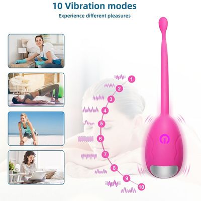 OEM Silikon Mermi Yumurta Vibratör Kablosuz Uzaktan Kumanda IPX7 Su Geçirmez