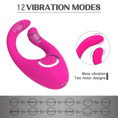 CE Kablosuz Uzaktan Kumanda Yumurta U Tipi Vibratör 9 Frekans IPX7