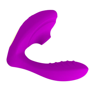 Yetişkinler Kadınlar İçin Silikon Emme Vibratör Seks Oyuncak Uzaktan Kumanda 13.4cm