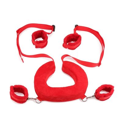Rahat 385G Ayak Bileği Ve El Manşetleri Naylon Bdsm Kemer Kelepçeleri