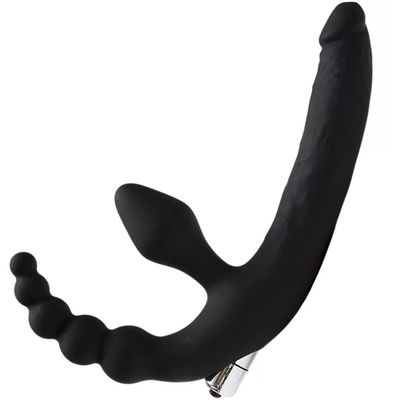 14cm Çift Masaj LGBT Seks Oyuncakları Strapon Yapay Penis Butt Plug Vibratör