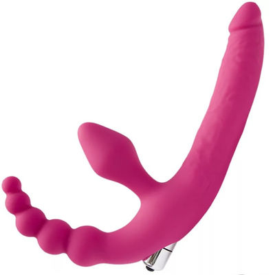 14cm Çift Masaj LGBT Seks Oyuncakları Strapon Yapay Penis Butt Plug Vibratör