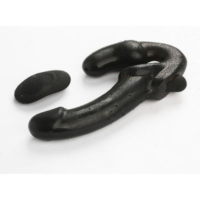 10 Hız Lezbiyen Silikon Çift Dong 24.5cm Kablosuz Uzaktan Kumanda