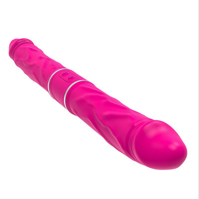 24.5cm Çift Eylem LGBT Seks Oyuncakları İnce Çift Dong G Spot Vibratör