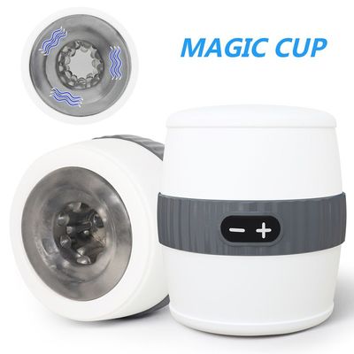 Su geçirmez IPX7 Seks Oral Seks Erkek Masterbation Vibratör 12 Titreşim Modu
