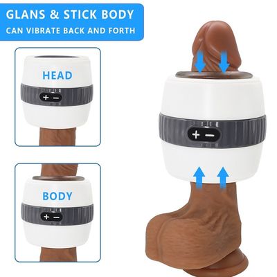 Su geçirmez IPX7 Seks Oral Seks Erkek Masterbation Vibratör 12 Titreşim Modu