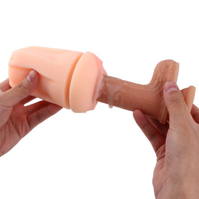 Vajina Şekli Erkek Mastürbasyon Oyuncakları 13cm Yeniden Kullanılabilir Gerçekçi IPX7