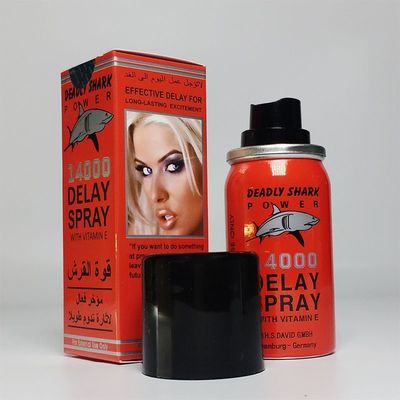 Shark Deadly 140000 Seks Bitkisel Geciktirici Sprey Aşırı Hız Penis Uzun Süreli 40ml