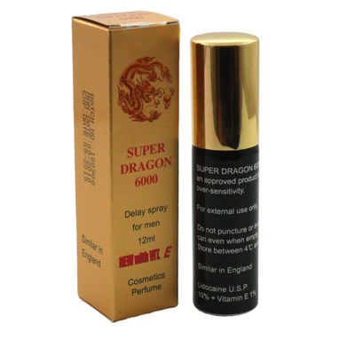 Hızlı Etkili Super Dragon 6000 Erkek Desensitizer Sprey 10ml Besleyici